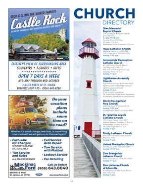 Experience St. Ignace - Guest Travel Guide 2023 - page 18