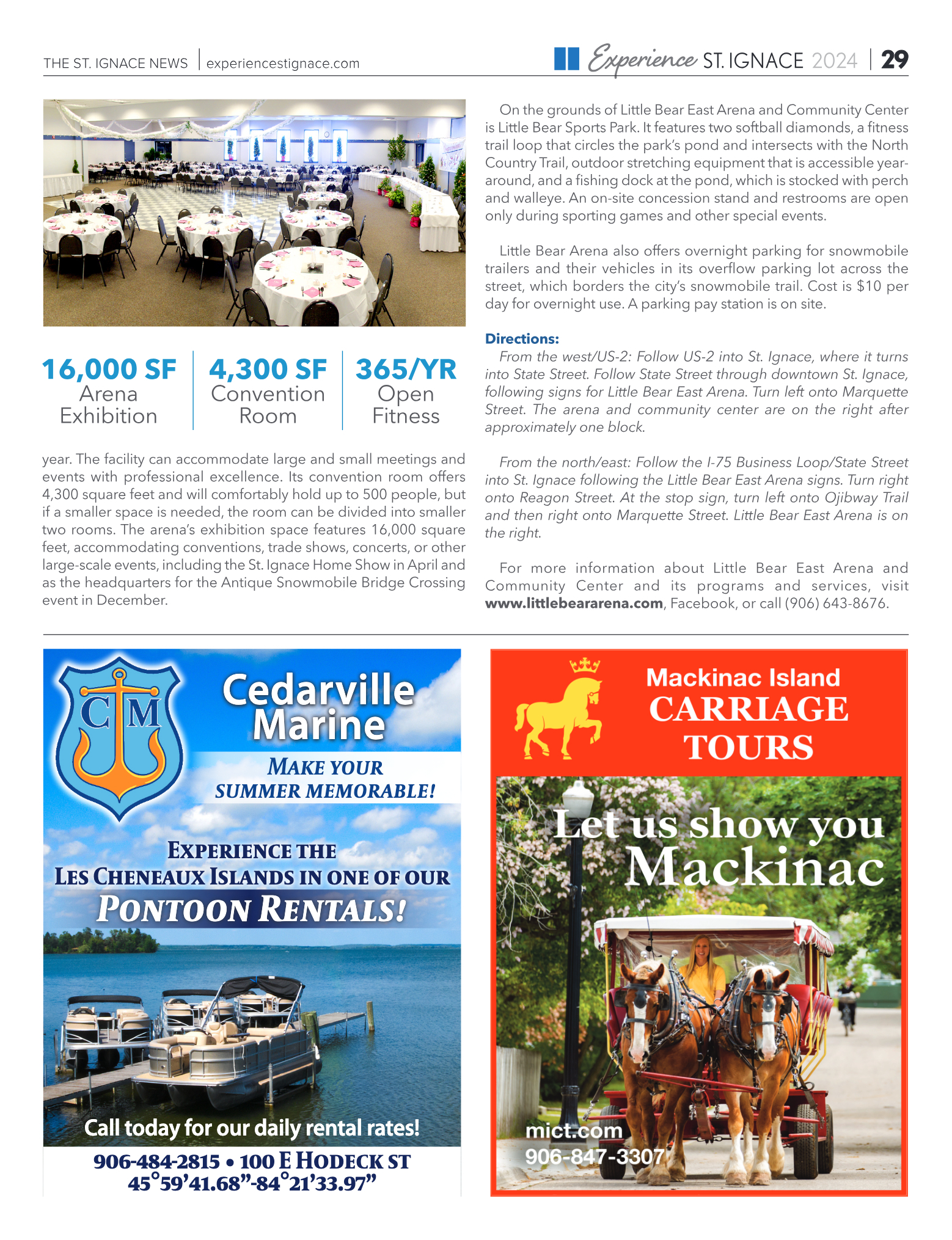 Experience St. Ignace - Guest Travel Guide 2024 - page 29