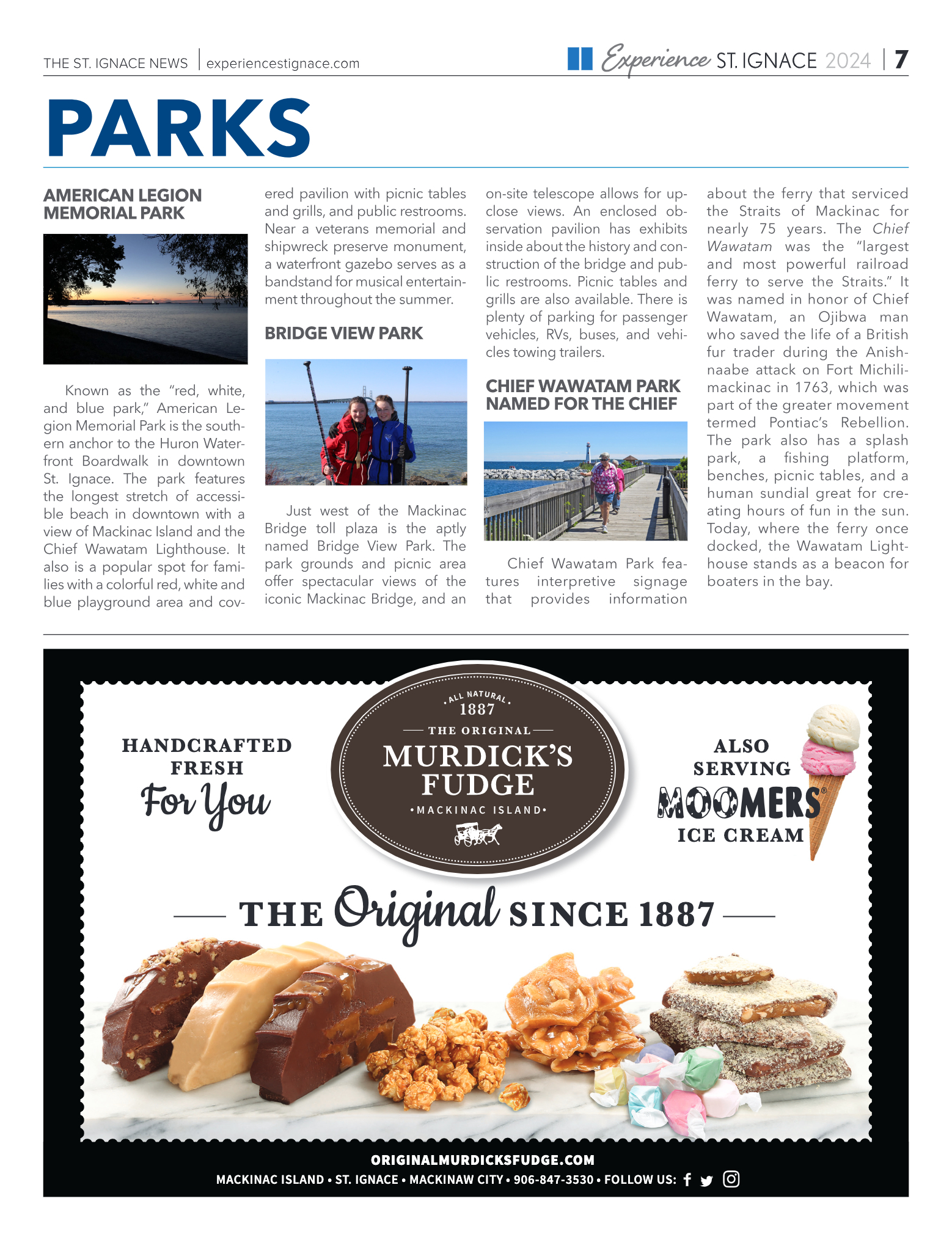 Experience St. Ignace - Guest Travel Guide 2024 - page 7
