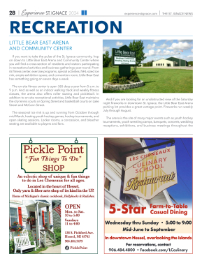 Experience St. Ignace - Guest Travel Guide 2024 - page 28