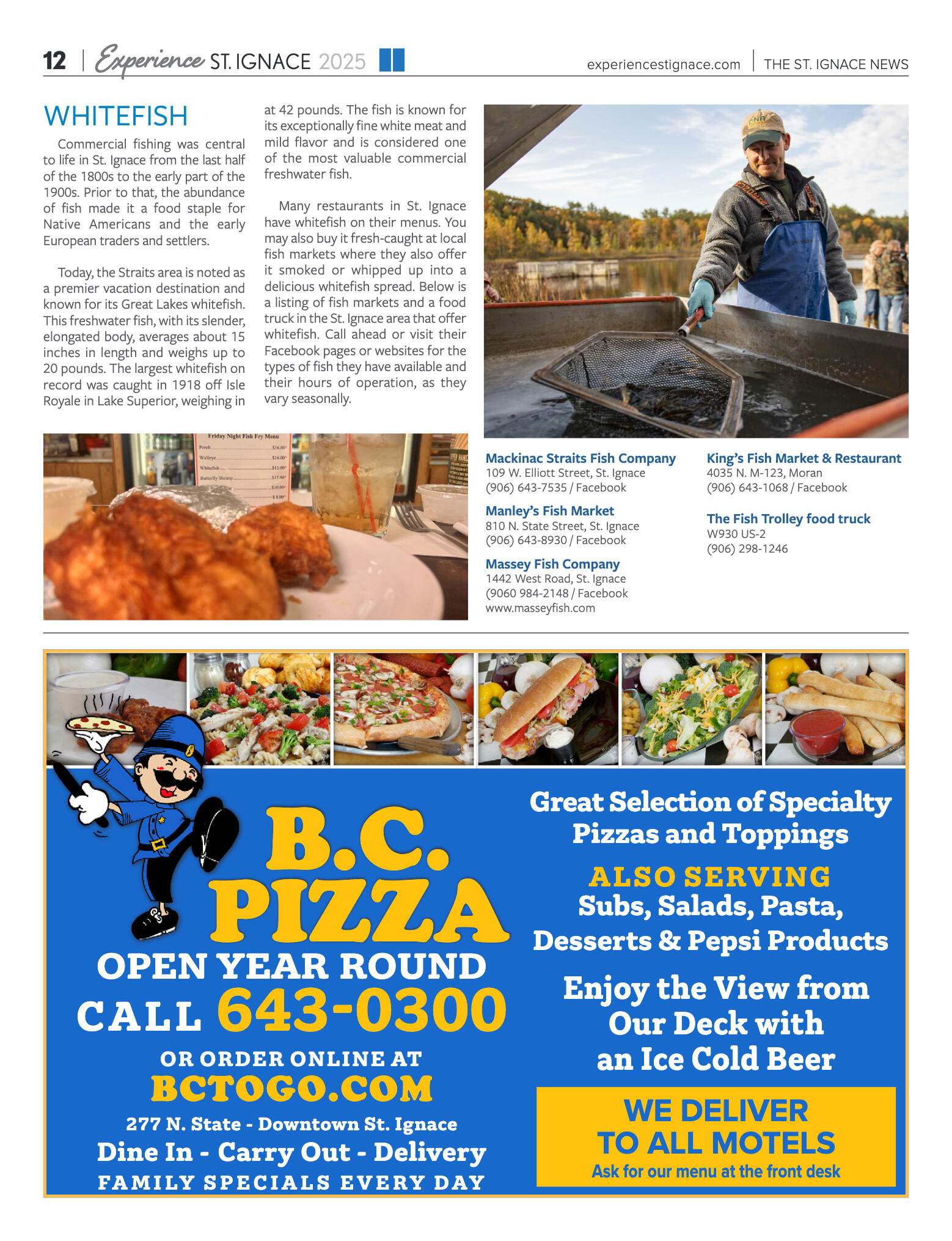 Experience St. Ignace - Guest Travel Guide 2025 - page 12