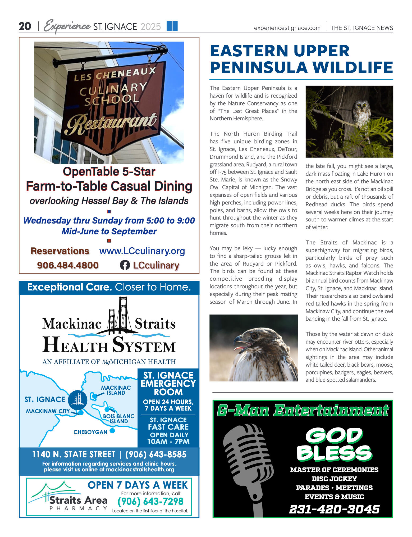Experience St. Ignace - Guest Travel Guide 2025 - page 20