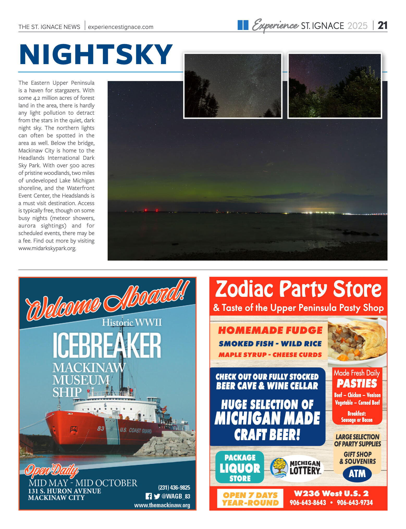 Experience St. Ignace - Guest Travel Guide 2025 - page 21