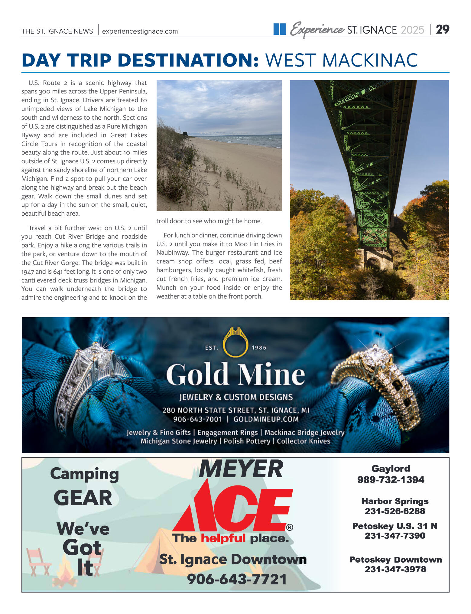 Experience St. Ignace - Guest Travel Guide 2025 - page 29