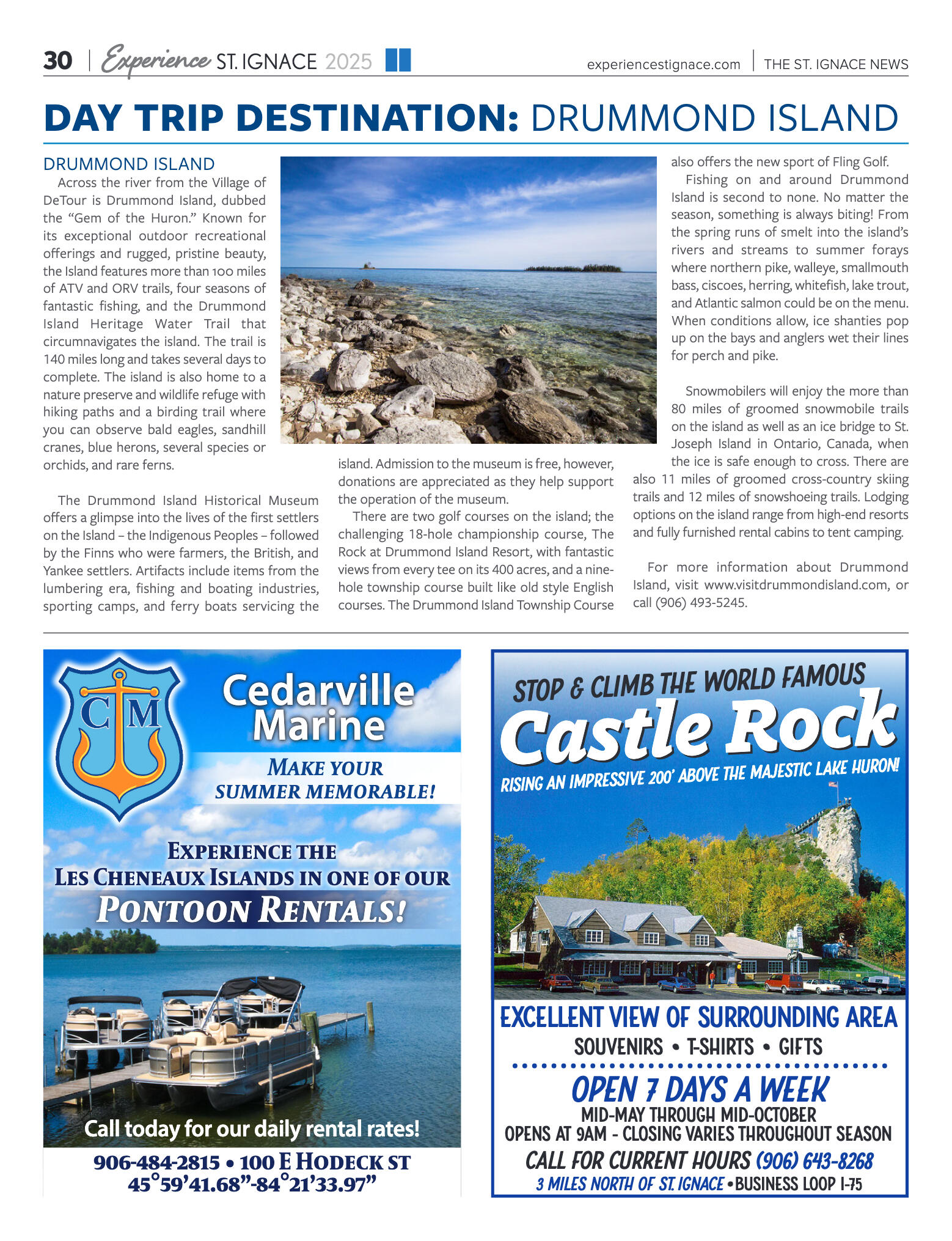 Experience St. Ignace - Guest Travel Guide 2025 - page 30