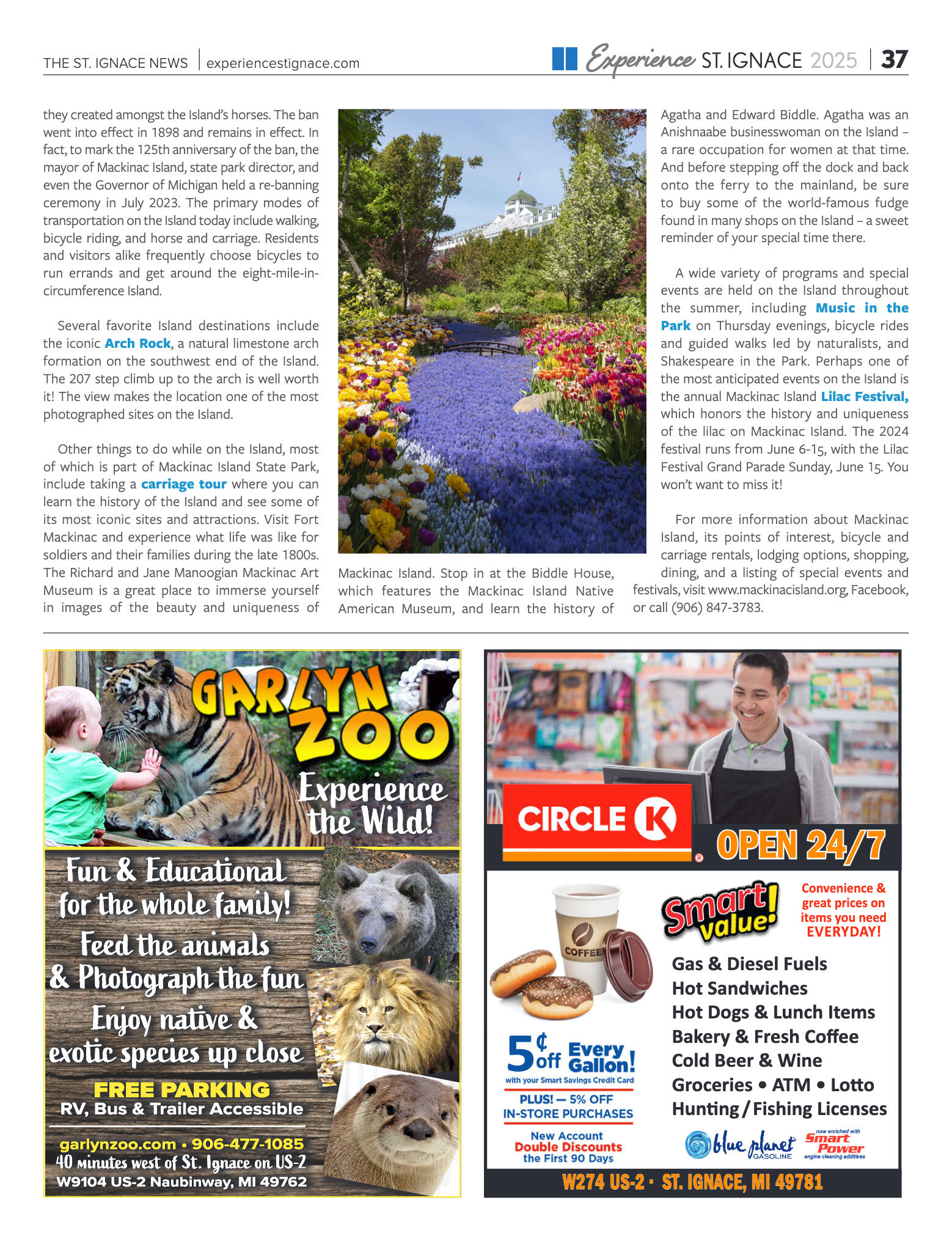 Experience St. Ignace - Guest Travel Guide 2025 - page 37