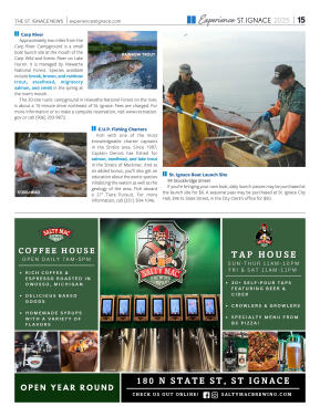 Experience St. Ignace - Guest Travel Guide 2025 - page 15