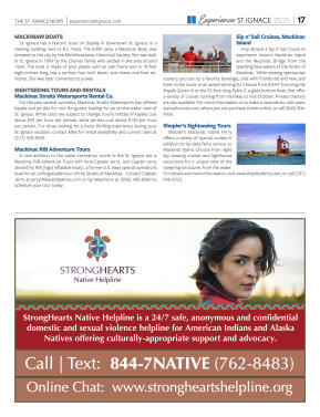 Experience St. Ignace - Guest Travel Guide 2025 - page 17