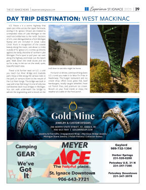Experience St. Ignace - Guest Travel Guide 2025 - page 29