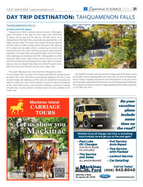 Experience St. Ignace - Guest Travel Guide 2025 - page 31
