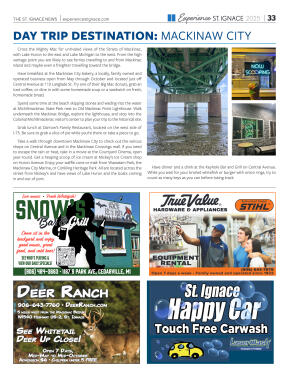 Experience St. Ignace - Guest Travel Guide 2025 - page 33