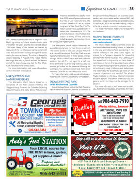 Experience St. Ignace - Guest Travel Guide 2025 - page 35