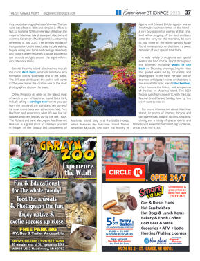 Experience St. Ignace - Guest Travel Guide 2025 - page 37