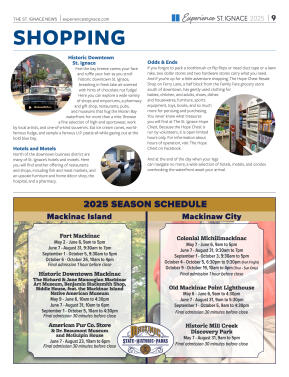 Experience St. Ignace - Guest Travel Guide 2025 - page 9
